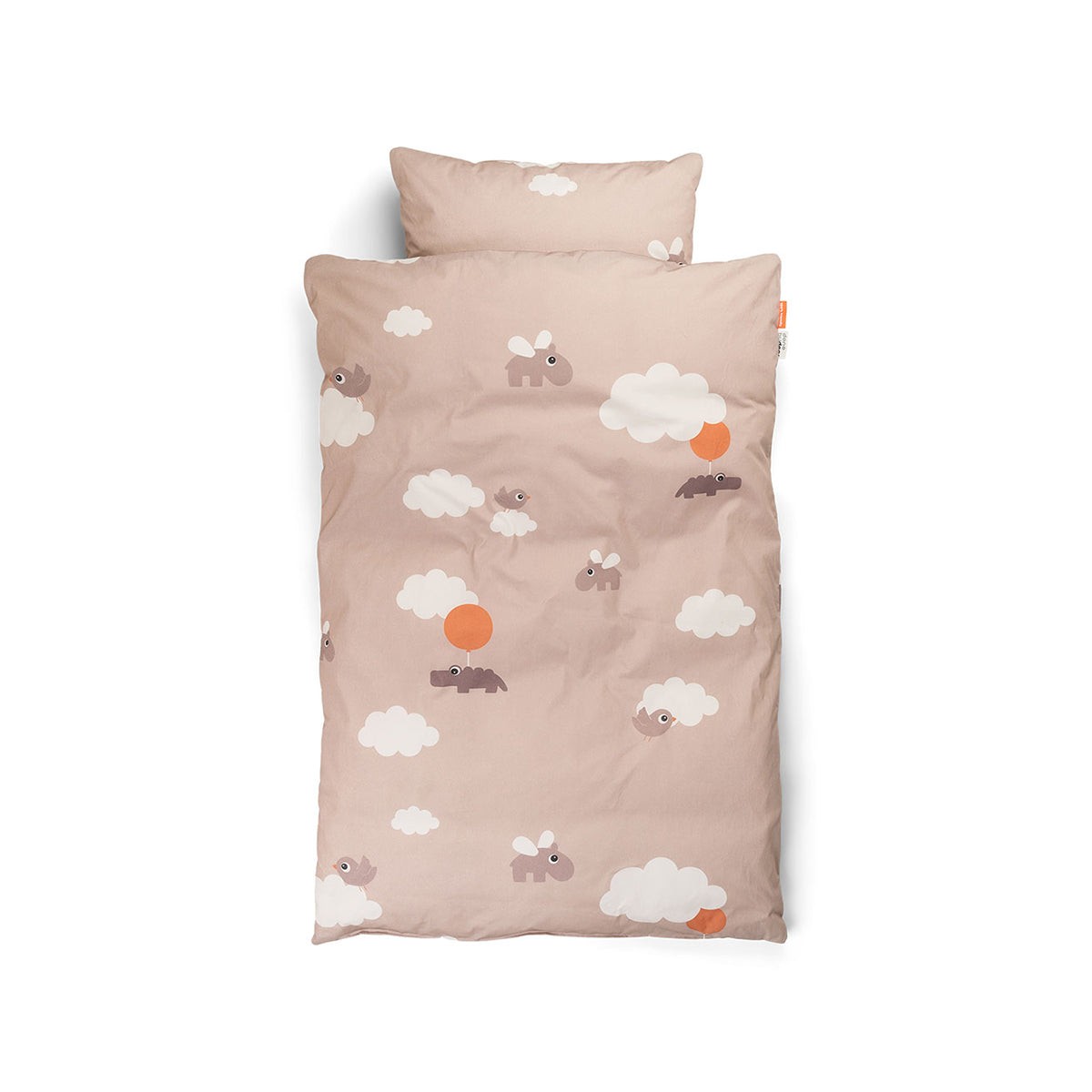 DONE BY DEER Posteljina Happy Clouds, Roze