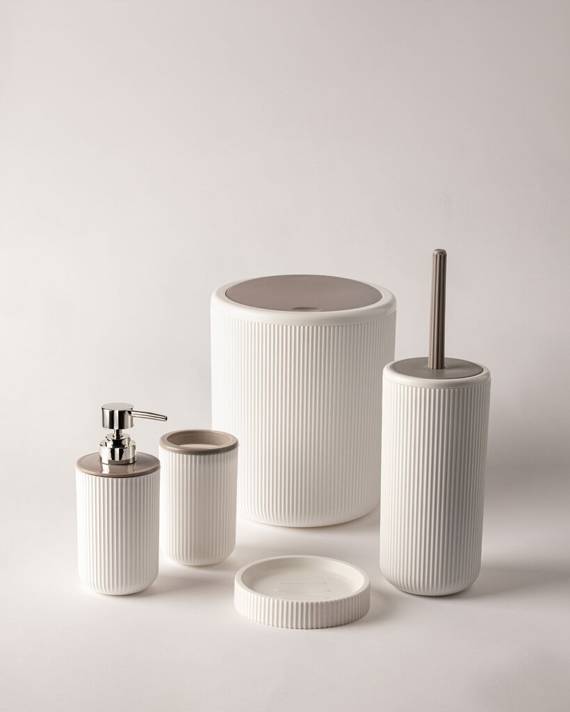 Madame Coco Set za kupatilo Martre, 5 delova, Beli