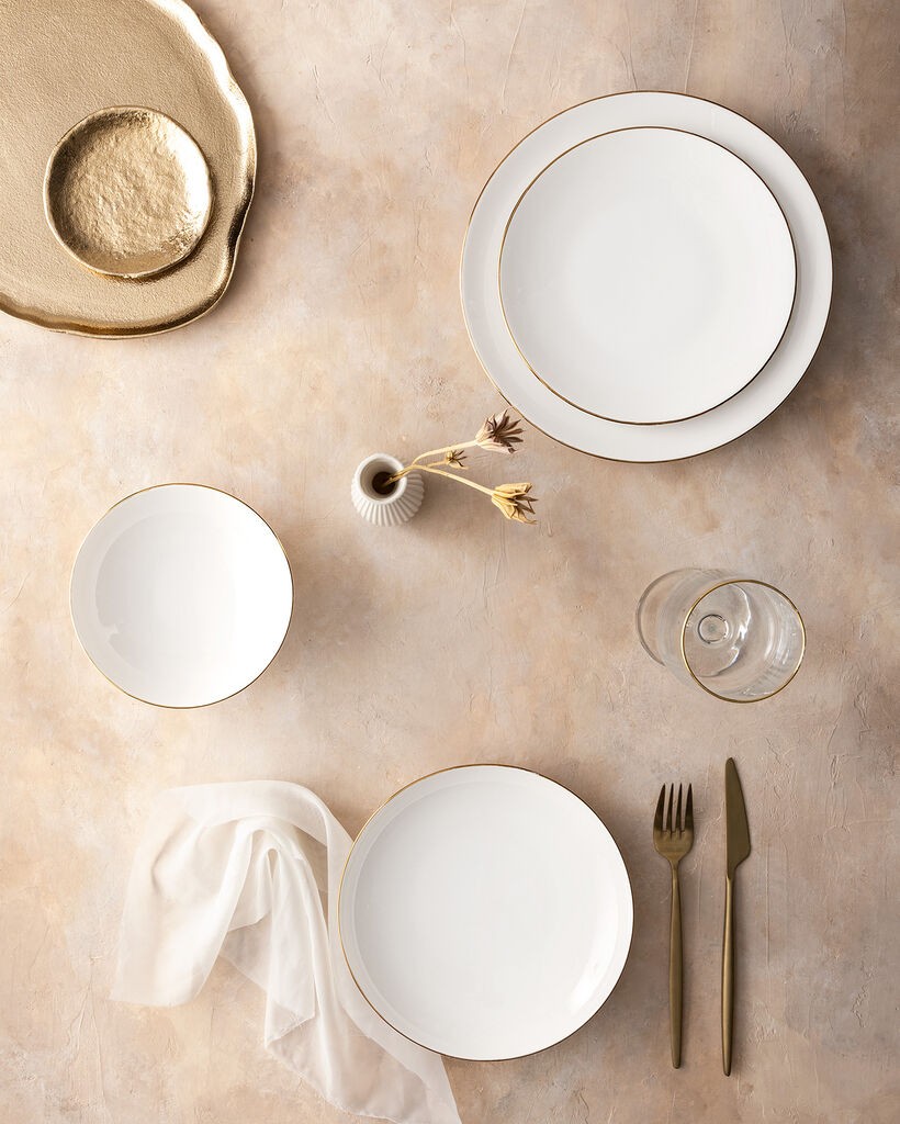Madame Coco Set tanjira za ručavanje Ravello, 24 dela, Beli