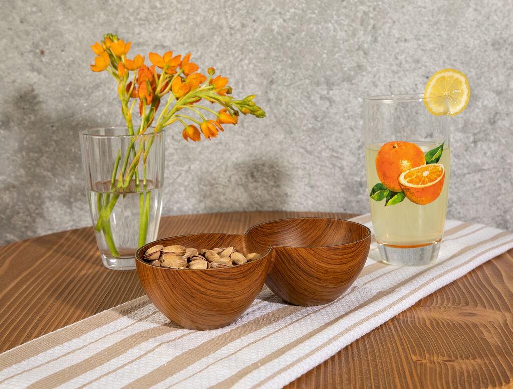 Madame Coco Činija Oslo, 2 odeljka, 12.5x25x7cm, Braon