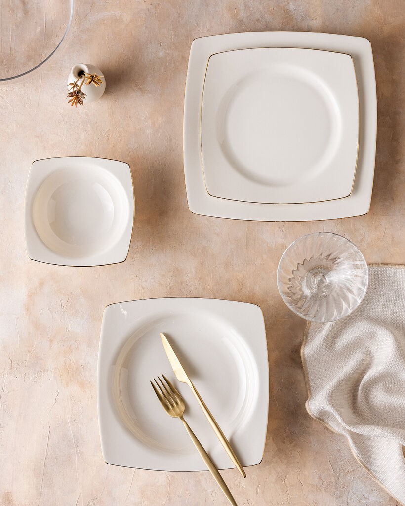 Madame Coco Set tanjira za ručavanje Nova, 24 dela, Beli