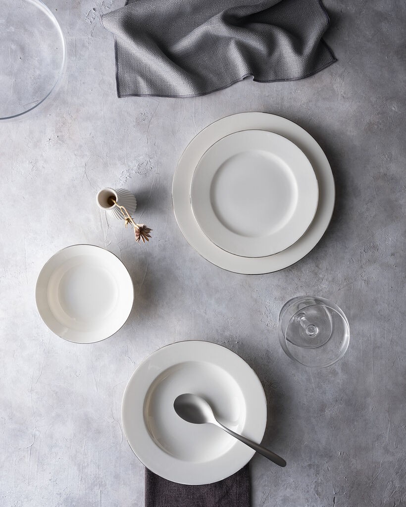 Madame Coco Set tanjira za ručavanje Galena, 24 dela, Beli