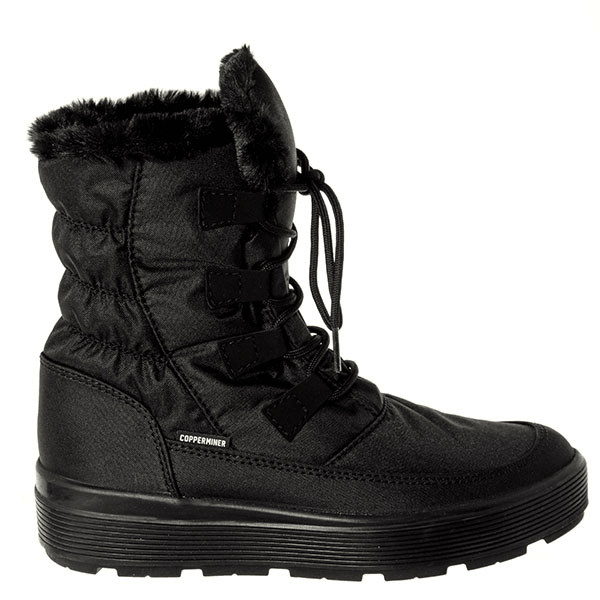 COPPERMINER Ženske čizme Nylon Porto crne
