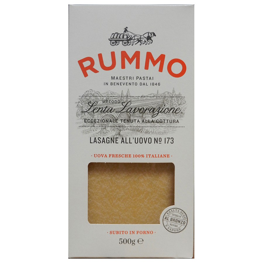 RUMMO Testenina za lazanje, 500g