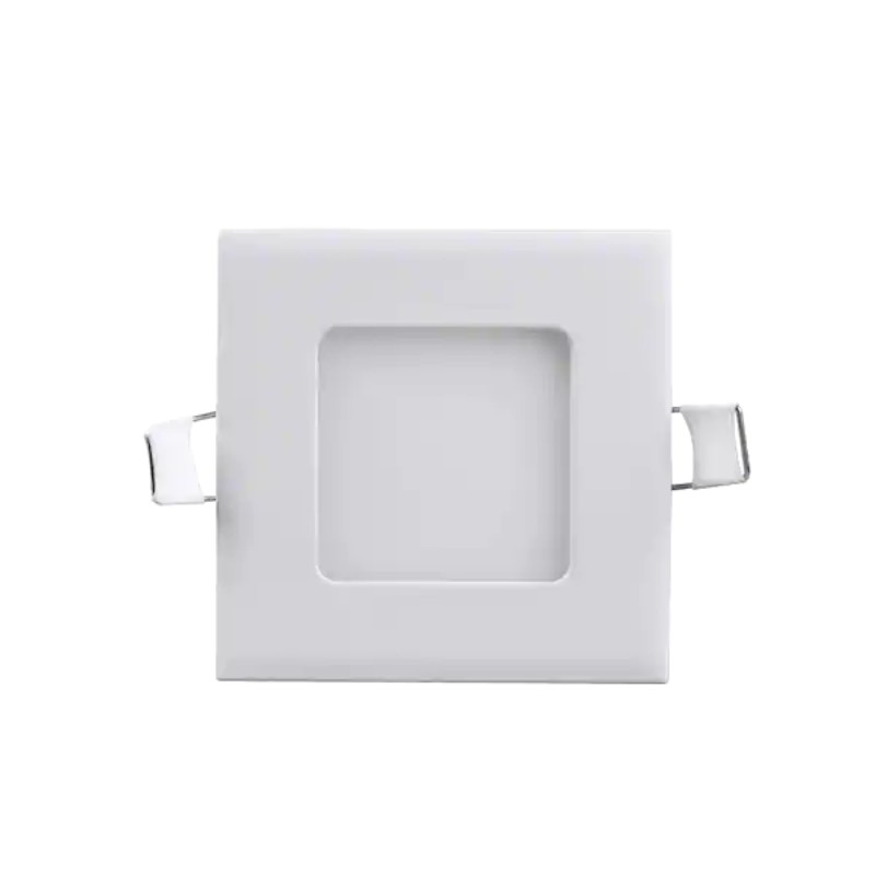 AURA-LIGHT Ugradni kvadratni led panel, 3W, 3000K, Beli