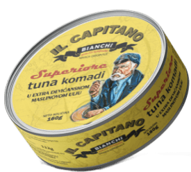 IL CAPITANO Tunjevina komadić Light, 160g