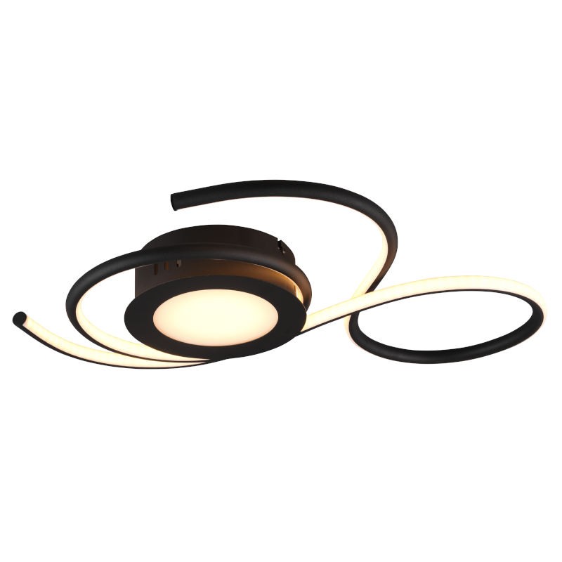 TRIO LIGHTING Led plafonjera JIVE 623410232, Crna