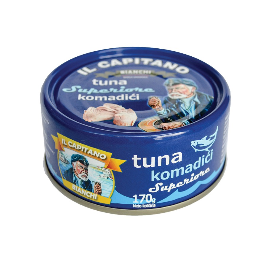 IL CAPITANO Tunjevina komadići Superior, 170g