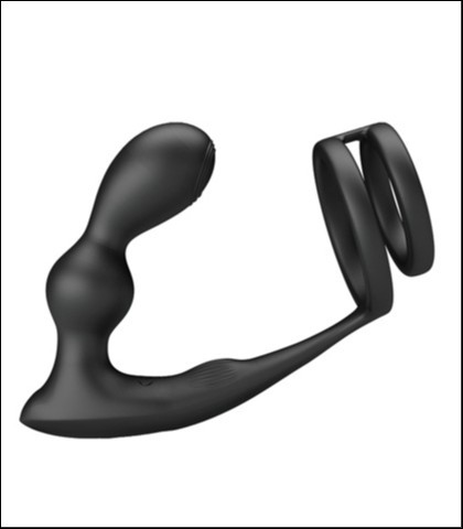 PRETTY LOVE Stimulator prostate Marshall, Crni