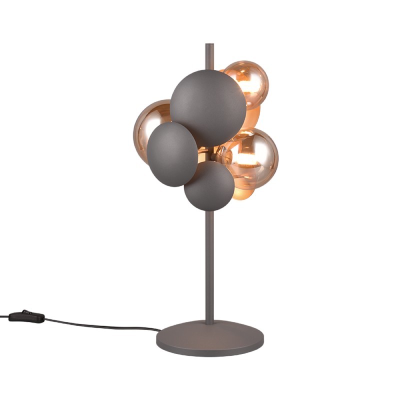 TRIO LIGHTING Stona lampa BUBBLE 517400342, 3xG9, Antracit
