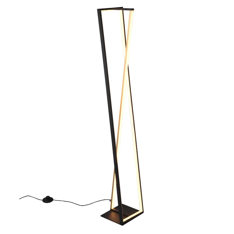 TRIO LIGHTING Led podna lampa EDGE 426810132, Crna