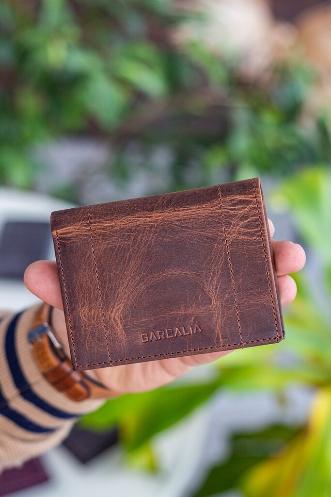 Garbalia Muški novčanik Franklin Crazy, Braon