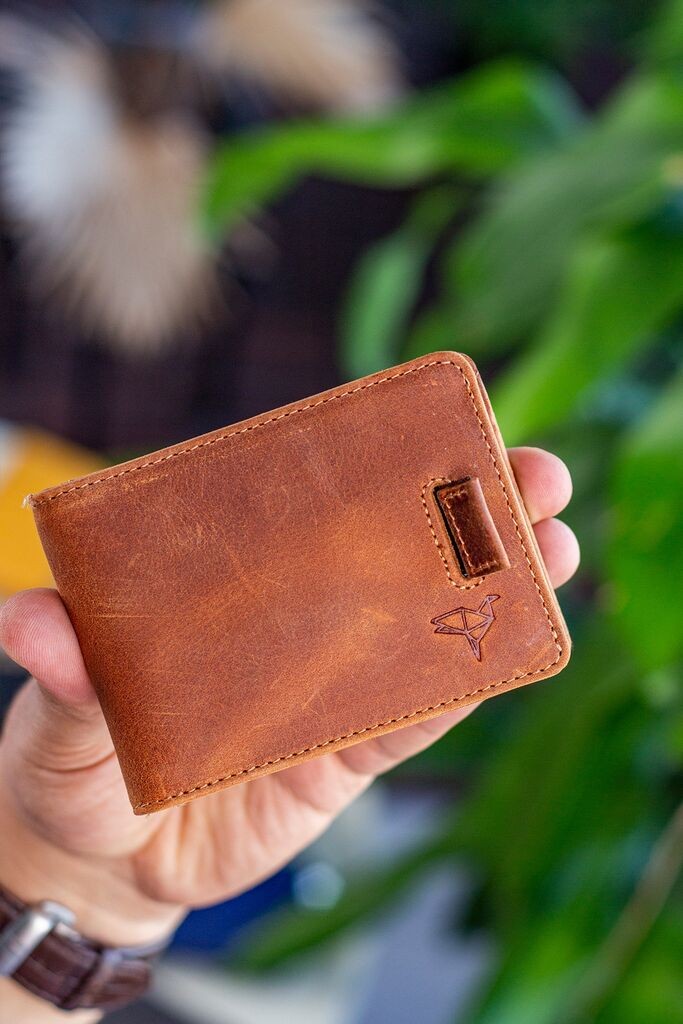 Garbalia Muški novčanik Celtic Crazy, Braon