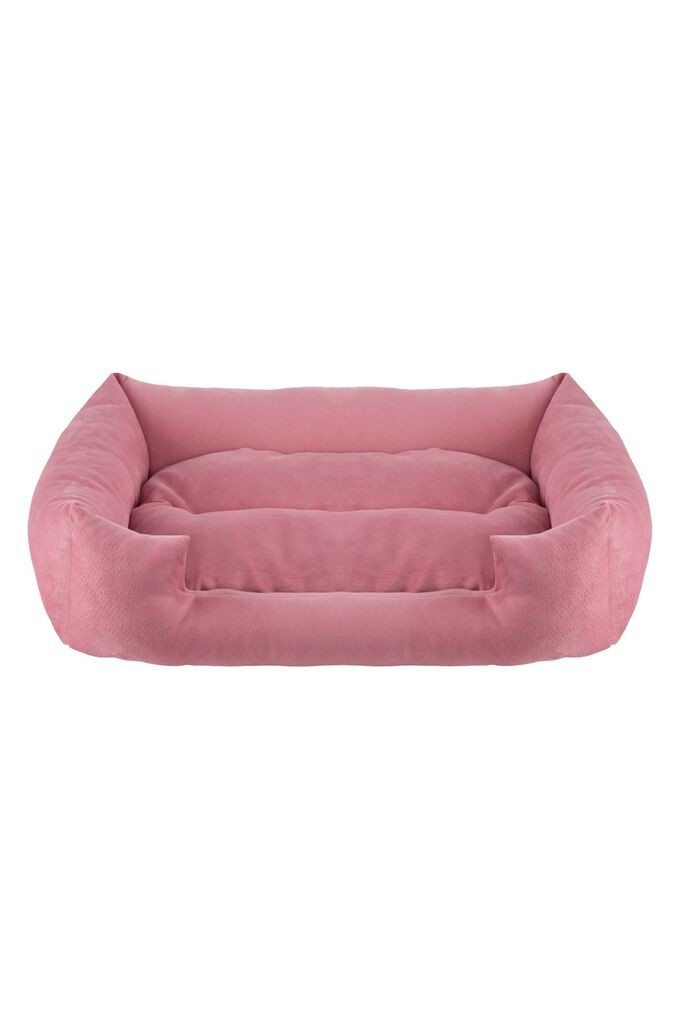 Paws & Whiskers Krevet za ljubimce Kare, 80 × 60 × 17 cm, Roze