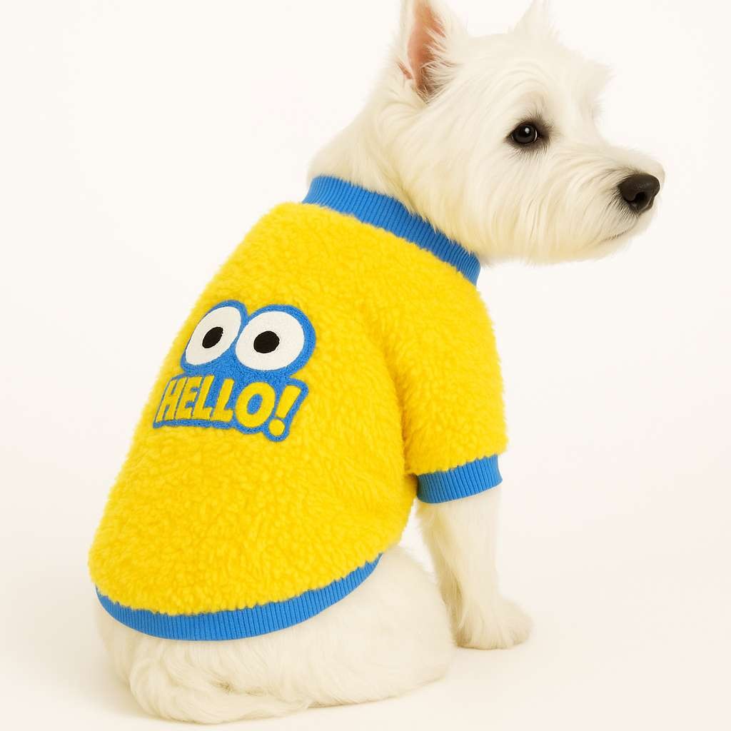 Paws & Whiskers Odelo za pse Yellowhellosweat, Žuto