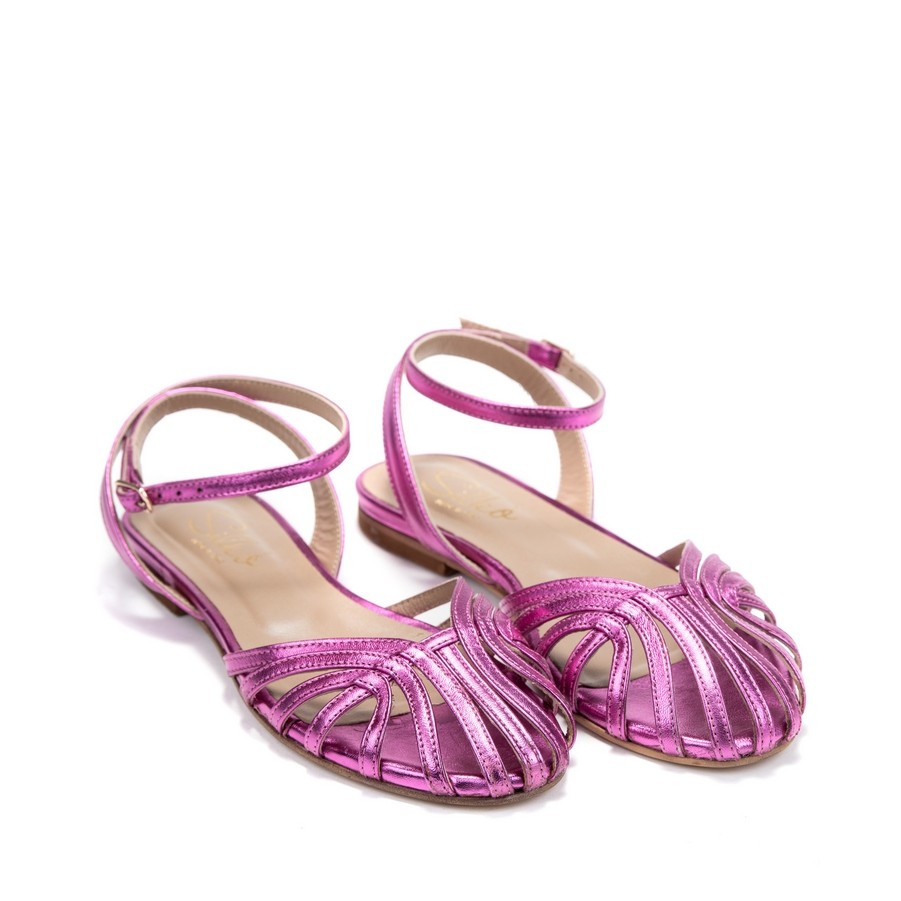 SILKO Ženske sandale A60, Ljubičaste