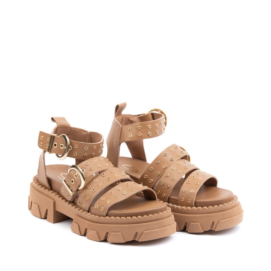 SILIKO Ženske sandale Rock26, Bež