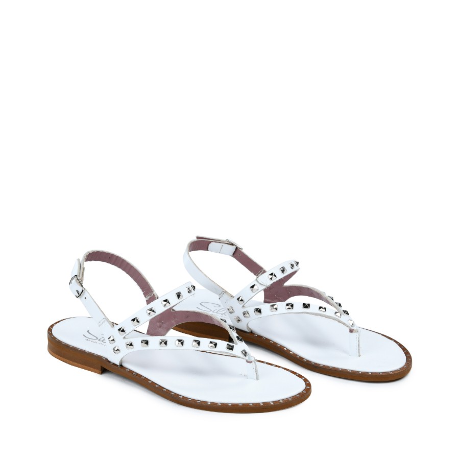 SILKO Ženske sandale 1520 vitello, Bele