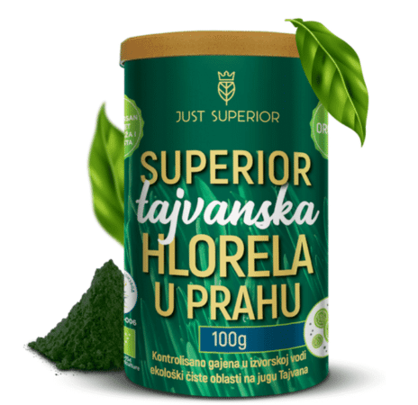 JUST SUPERIOR Tajvanska Hlorela u pragu, Organska, 100 g