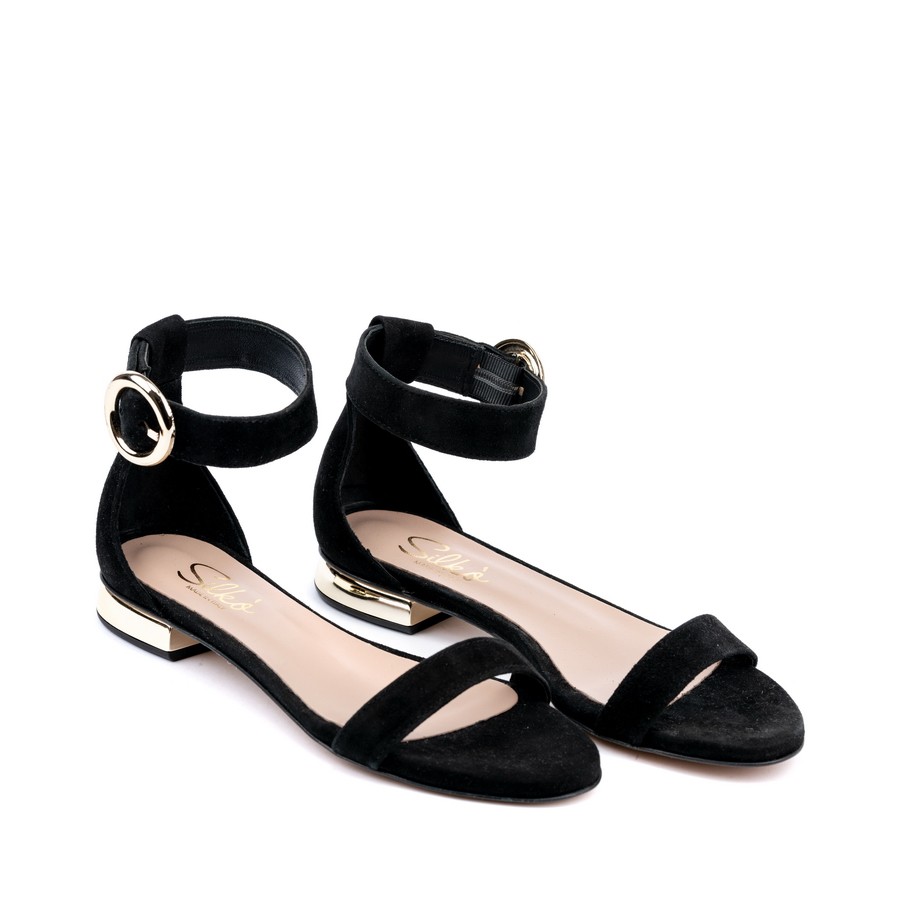 SILKO Ženske sandale Saray 3L, Crne