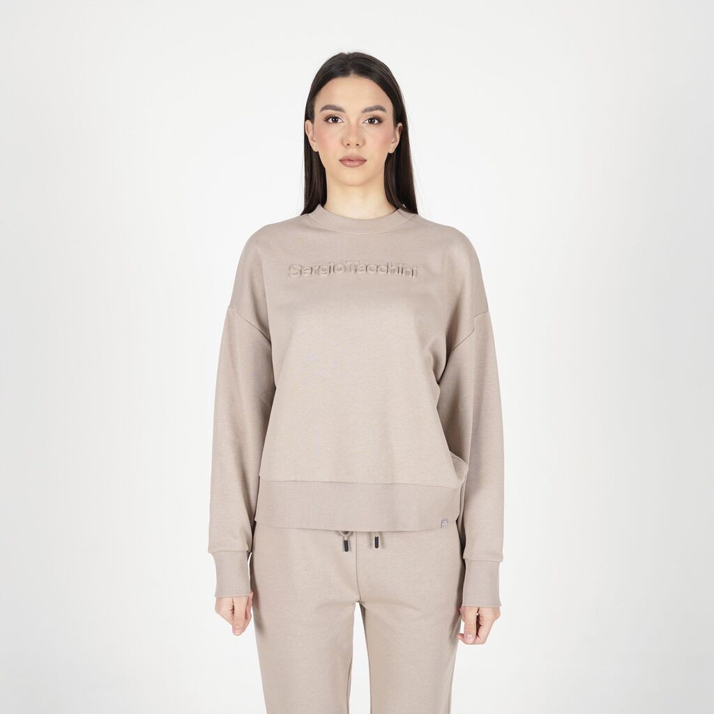 Sergio Tacchini Ženski duks Chiara crewneck, Krem