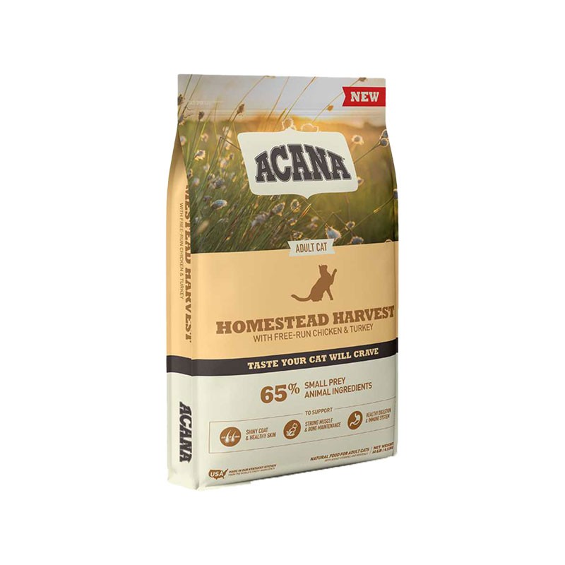 ACANA Suva hrana za mačke Homestead harvest, Piletina i ćuretina, 4kg
