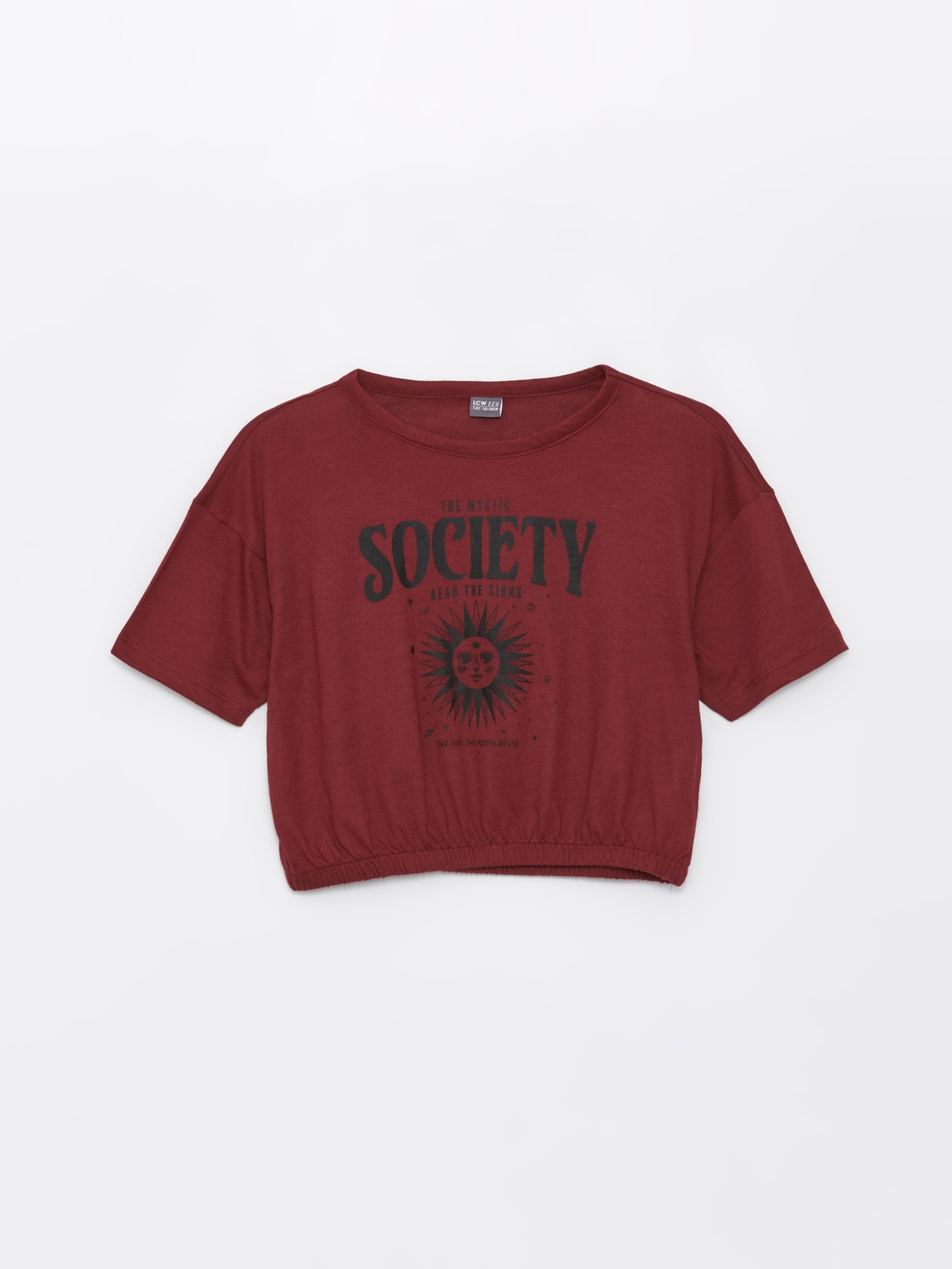 LC Waikiki Majica za devojčice S4KD49Z4-STG, Bordo