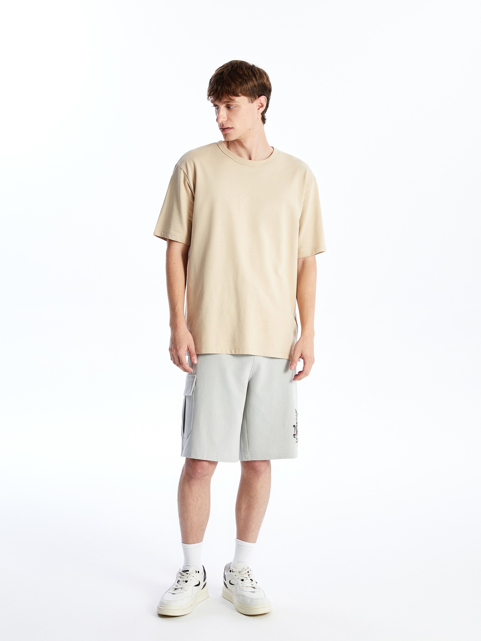 LC Waikiki Muški šorc S4G911Z8-FKD, Sivi