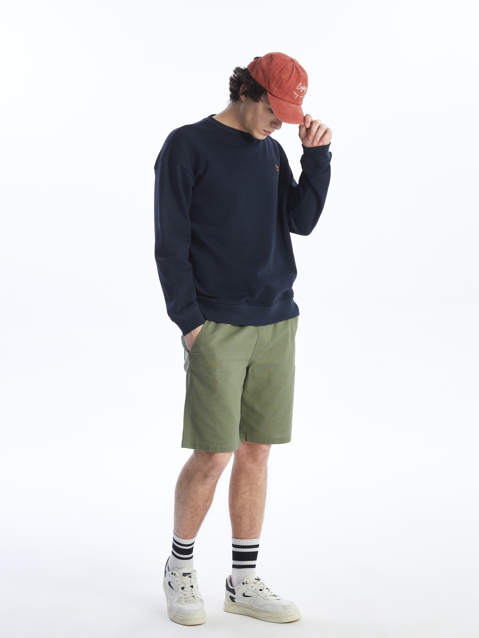 LC Waikiki Muški šorc S4AI78Z8-S5R, Kaki