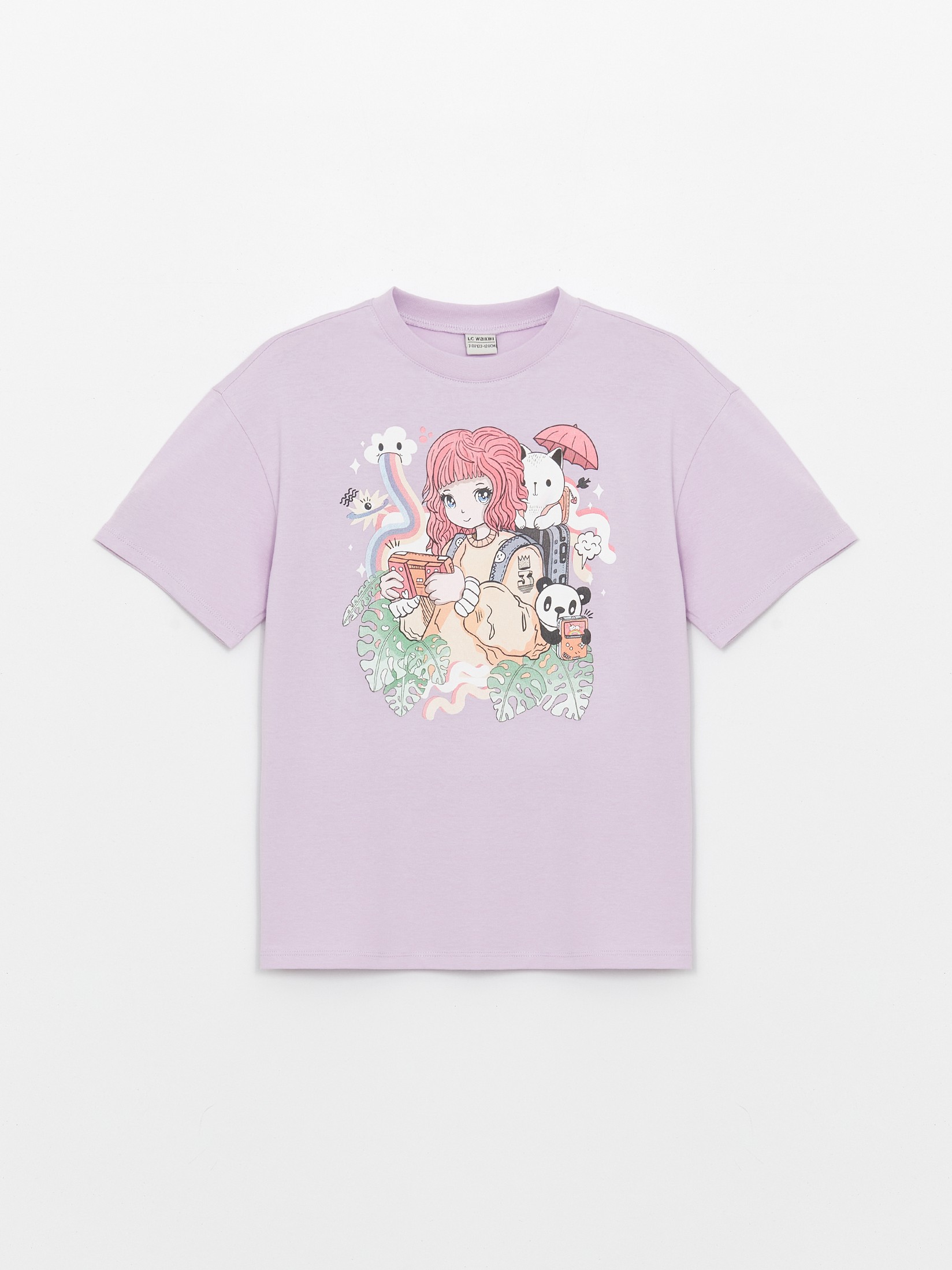 LC Waikiki Majica za devojčice S4AJ62Z4-G3W, Lavanda