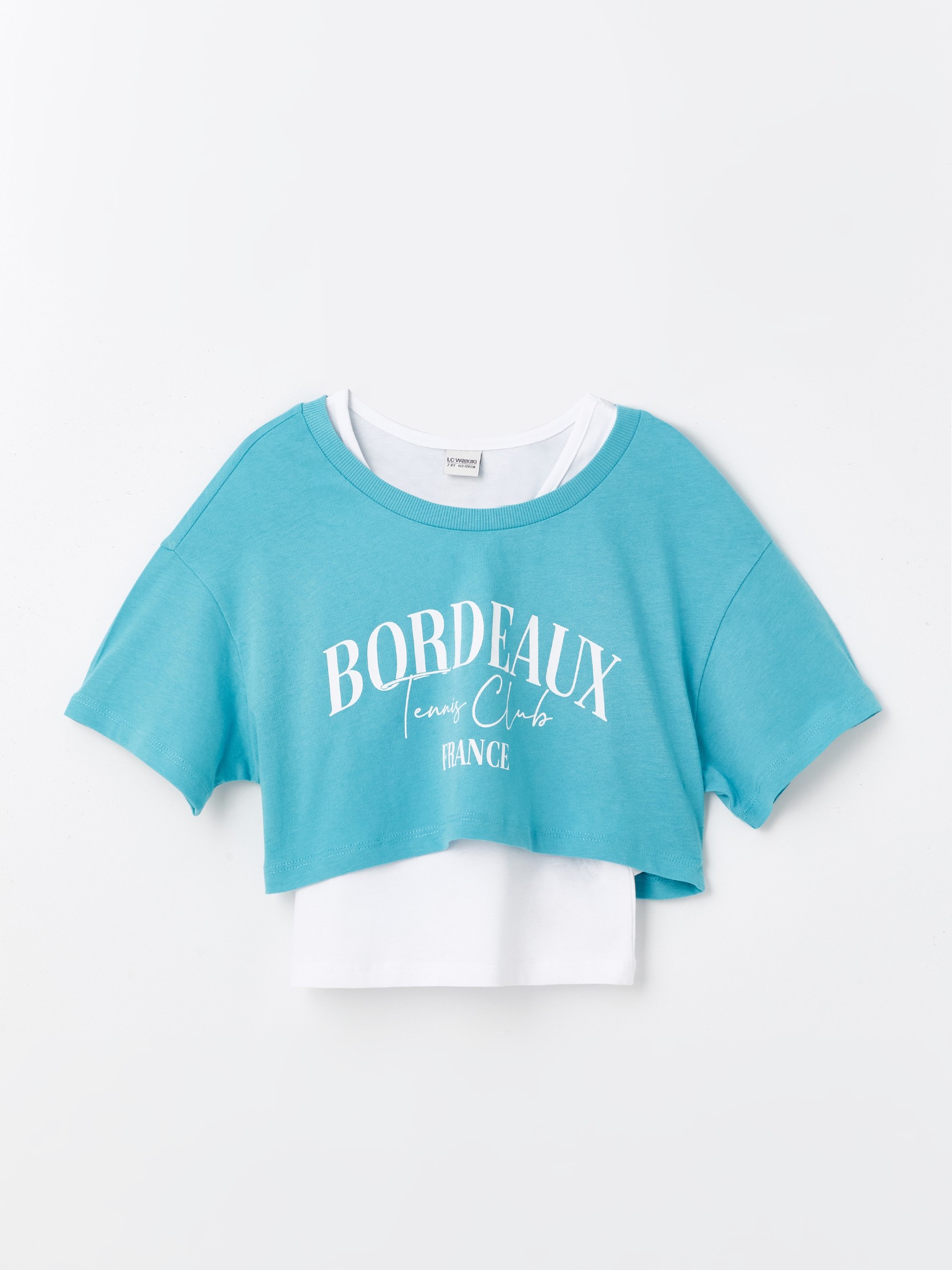 LC Waikiki Majica za devojčice S4I624Z4-QYJ, Tirkizna