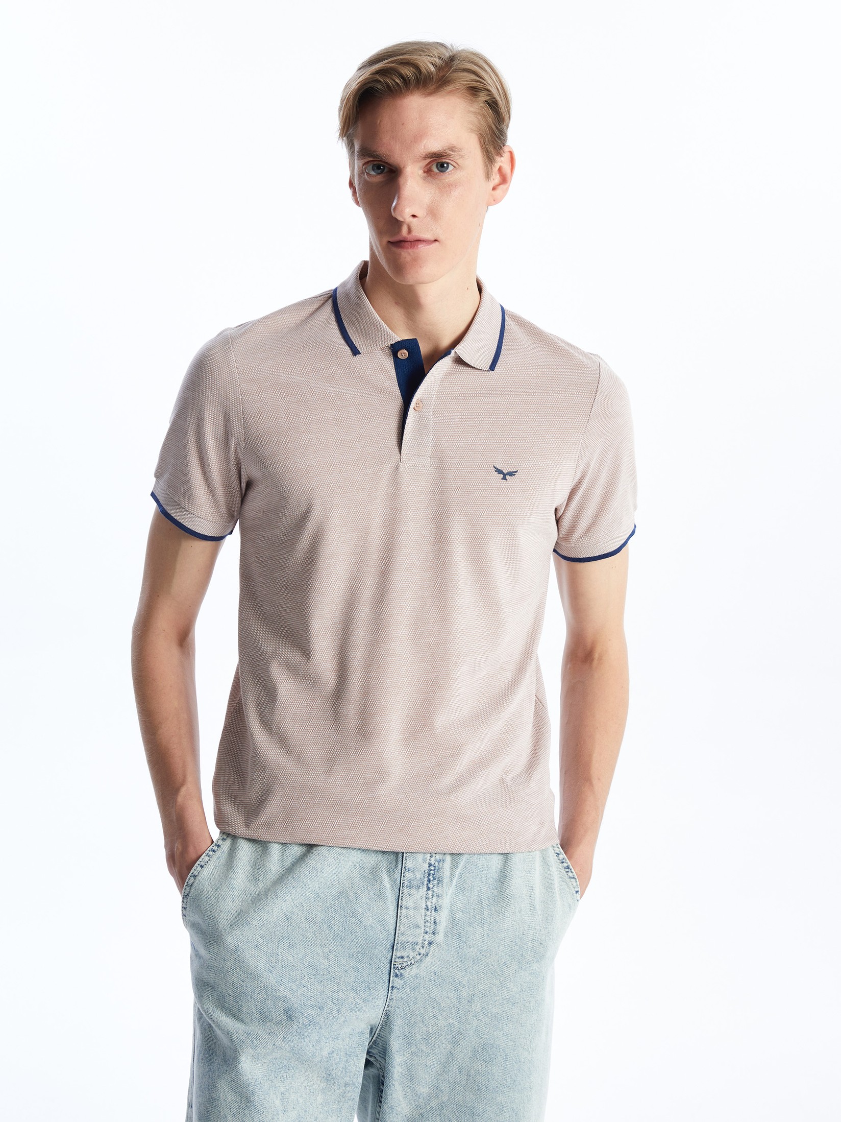 LC Waikiki Muška majica S4AG38Z8-E0B, Bež