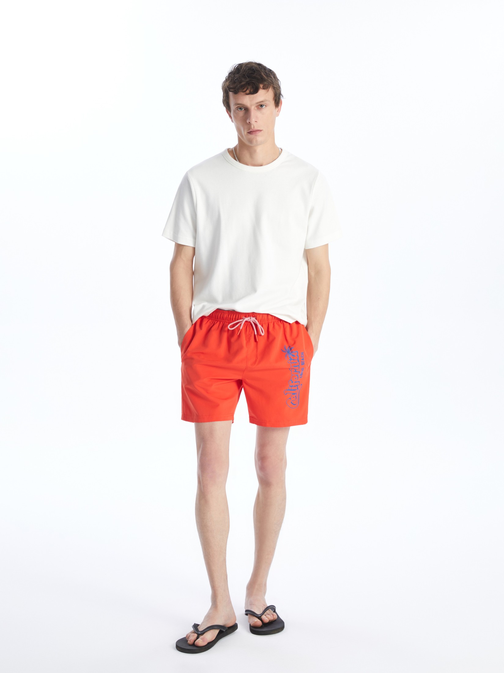 LC Waikiki Muški kupaći kostim S4CS69Z8-QCF, Narandžasti