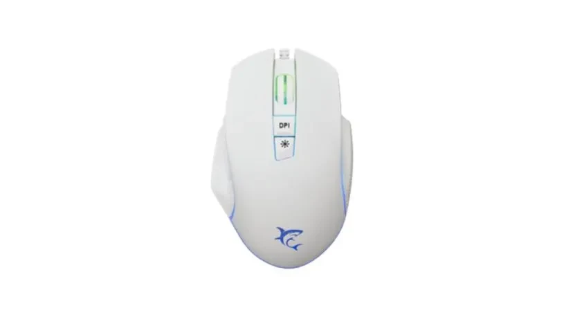 White Shark Gaming miš GM-5009 Gareth, USB, 6400 DPI, Beli