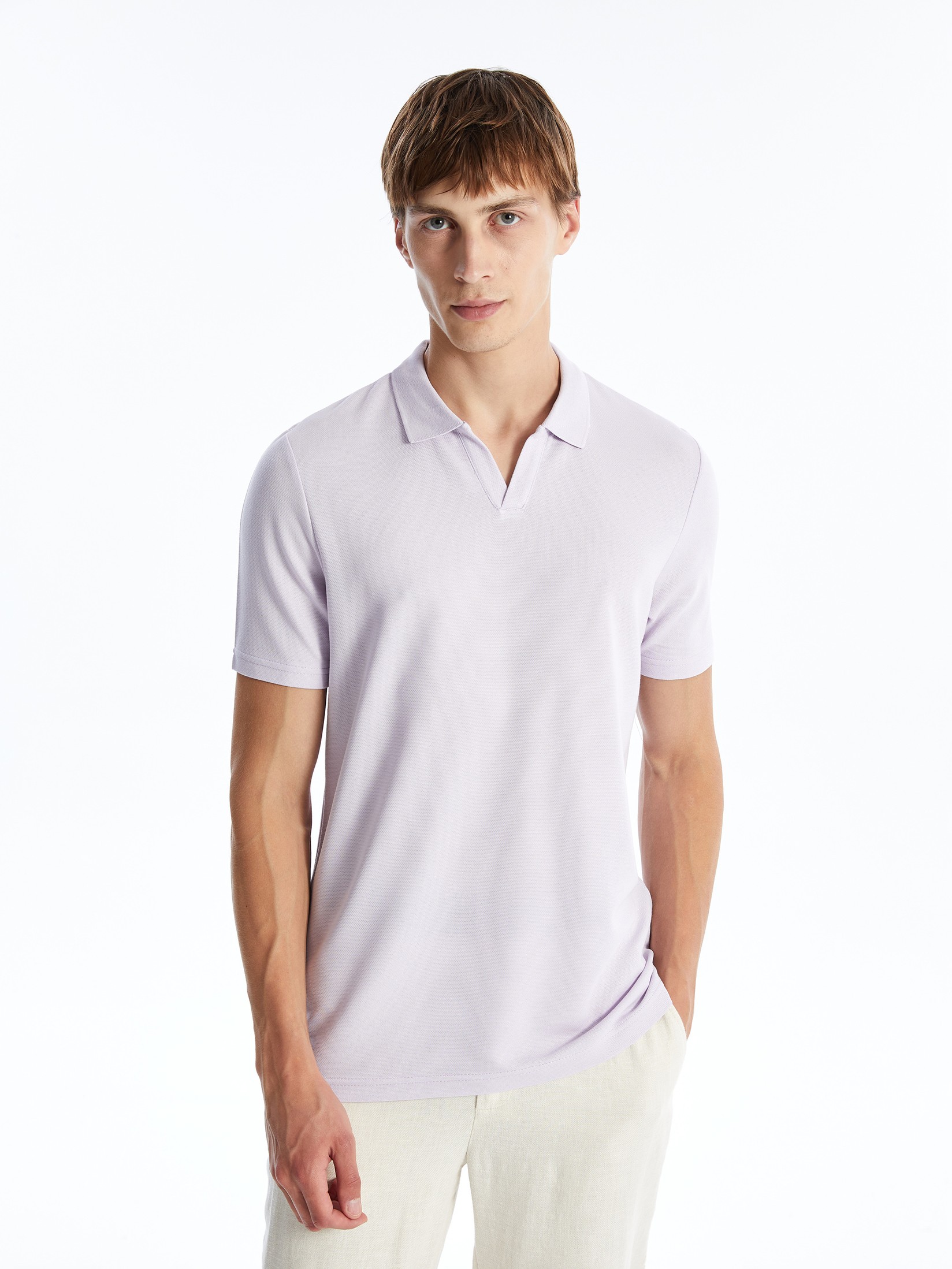 LC Waikiki Muška majica S4FP63Z8-J2S, Lavanda