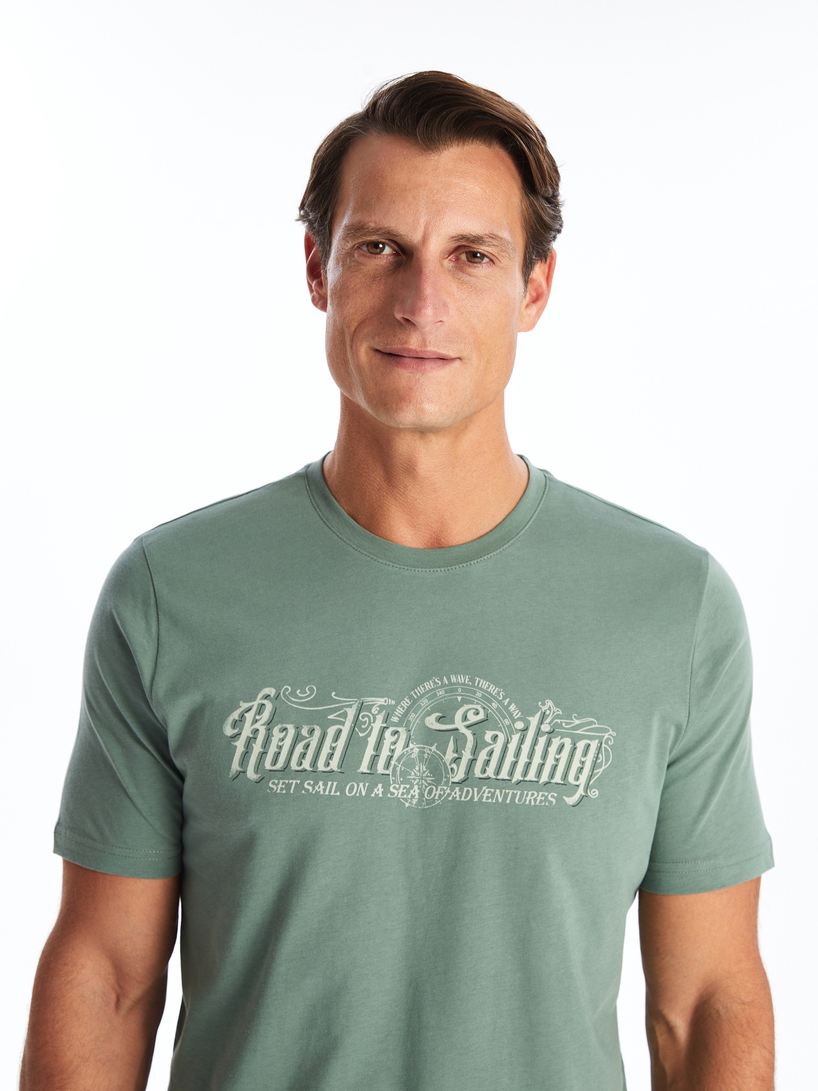 LC Waikiki Muška majica S4GL21Z8-GQQ, Zelena