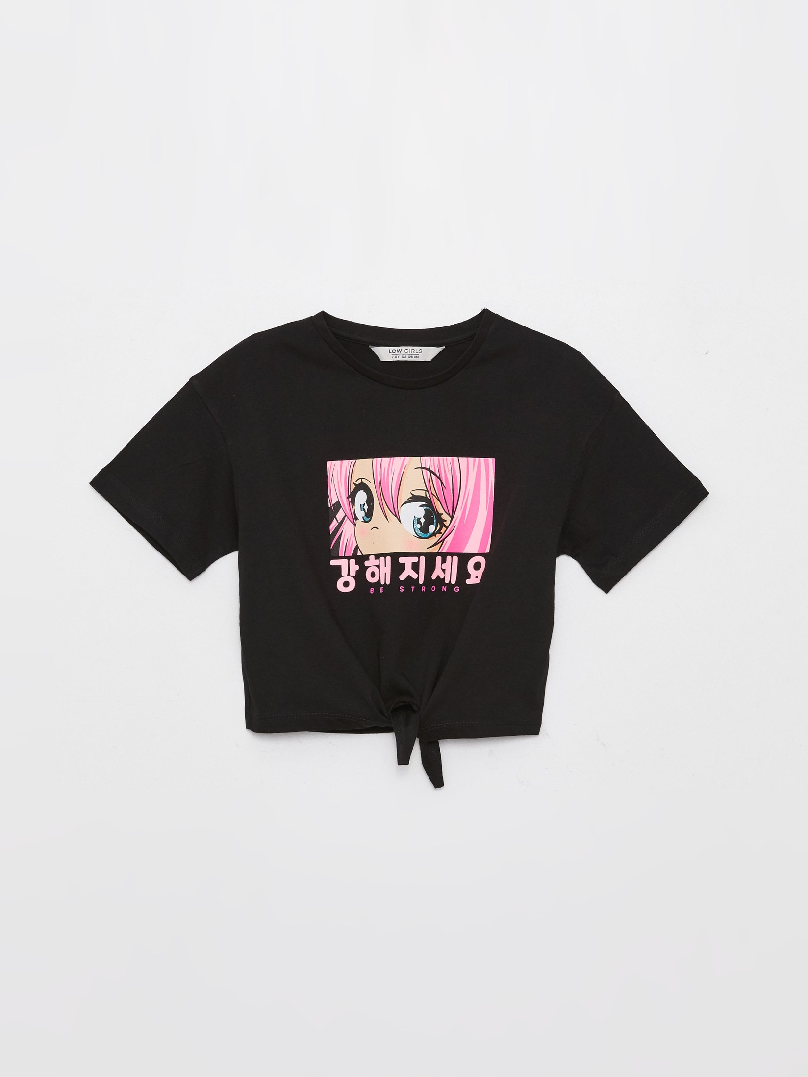 LC Waikiki Majica za devojčice S3DK40Z4-CVL, Crna