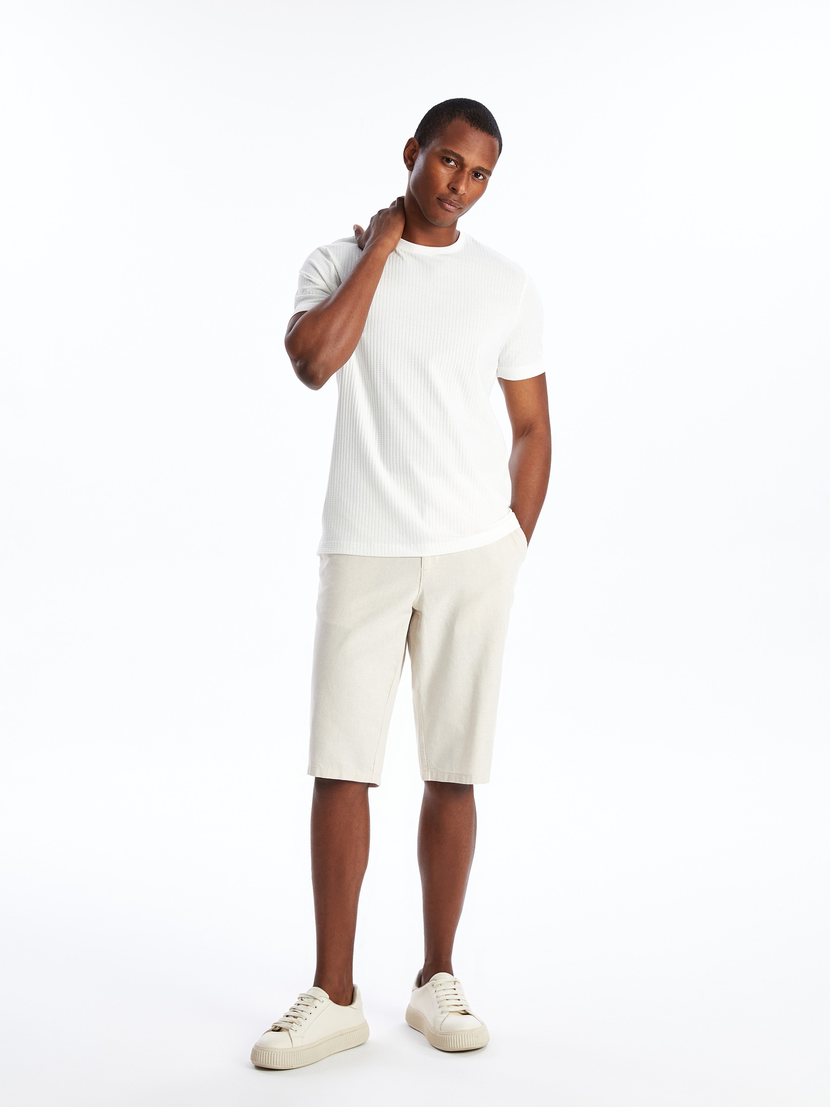 LC Waikiki Muški šorc S4FQ90Z8-QSC, Bež