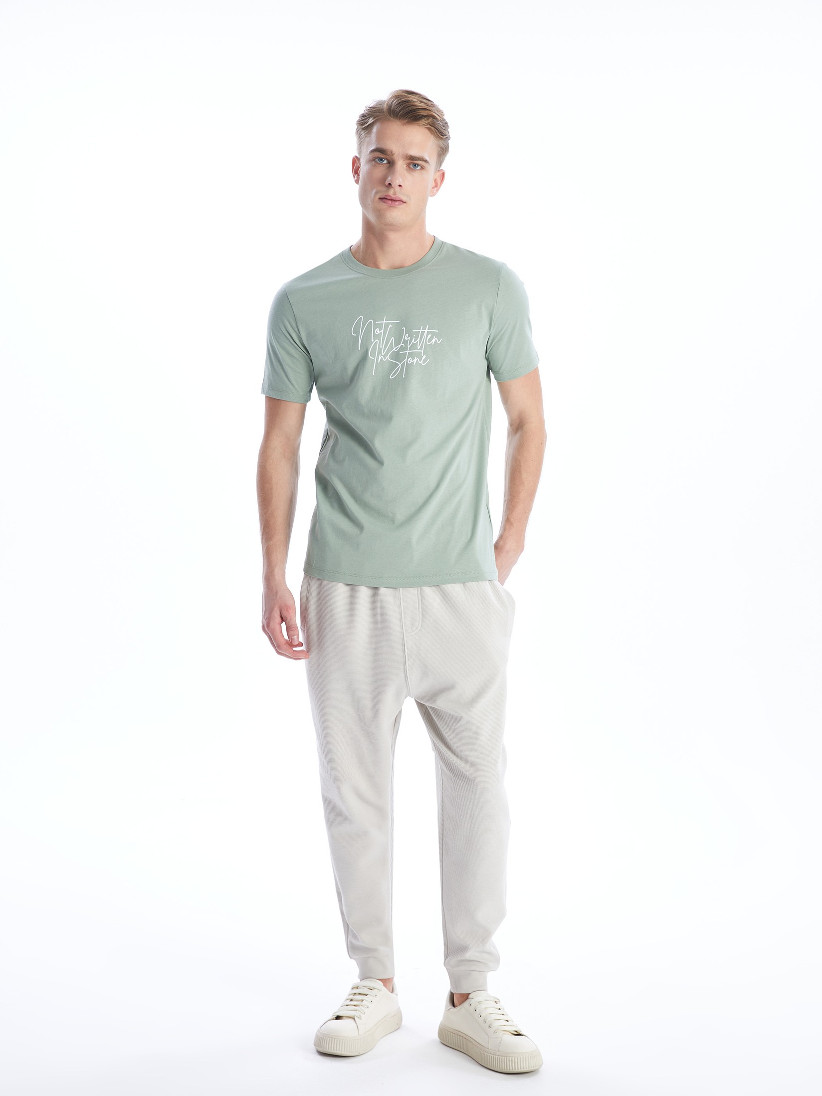 LC Waikiki Muške pantalone S41414Z8-VKC, Bež