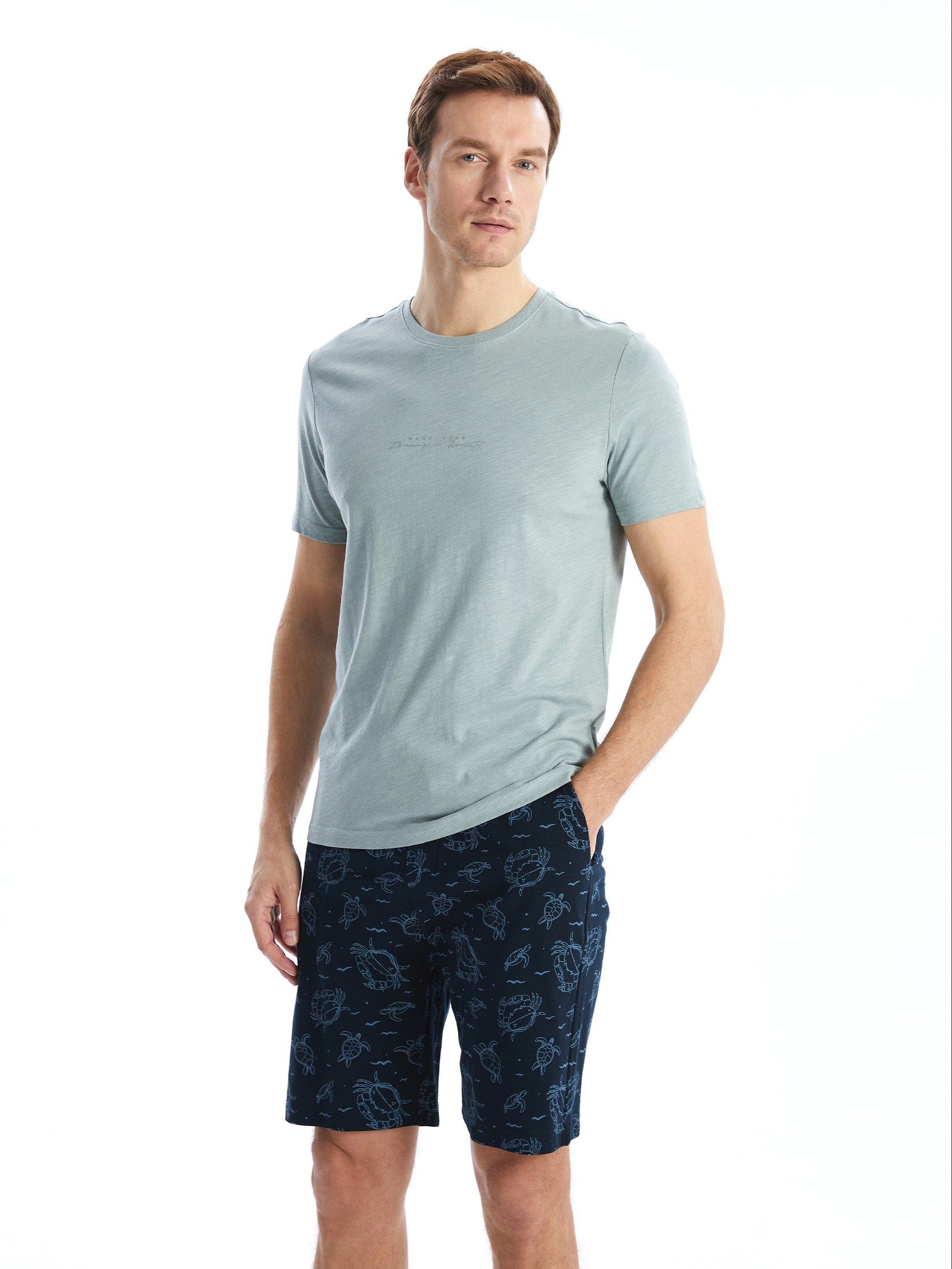 LC Waikiki Muški donji deo pidžame S4NT69Z8-LSJ, Teget