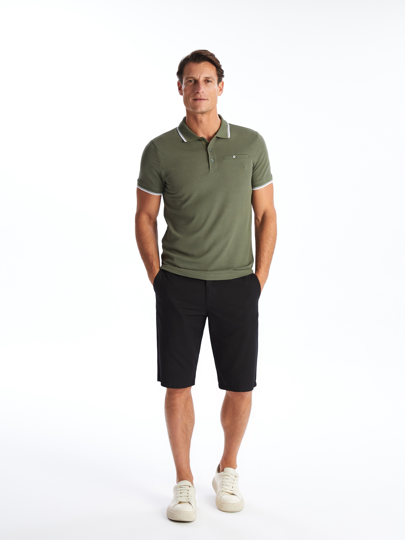 LC Waikiki Muški šorc S4BR66Z8-CVL, Crni