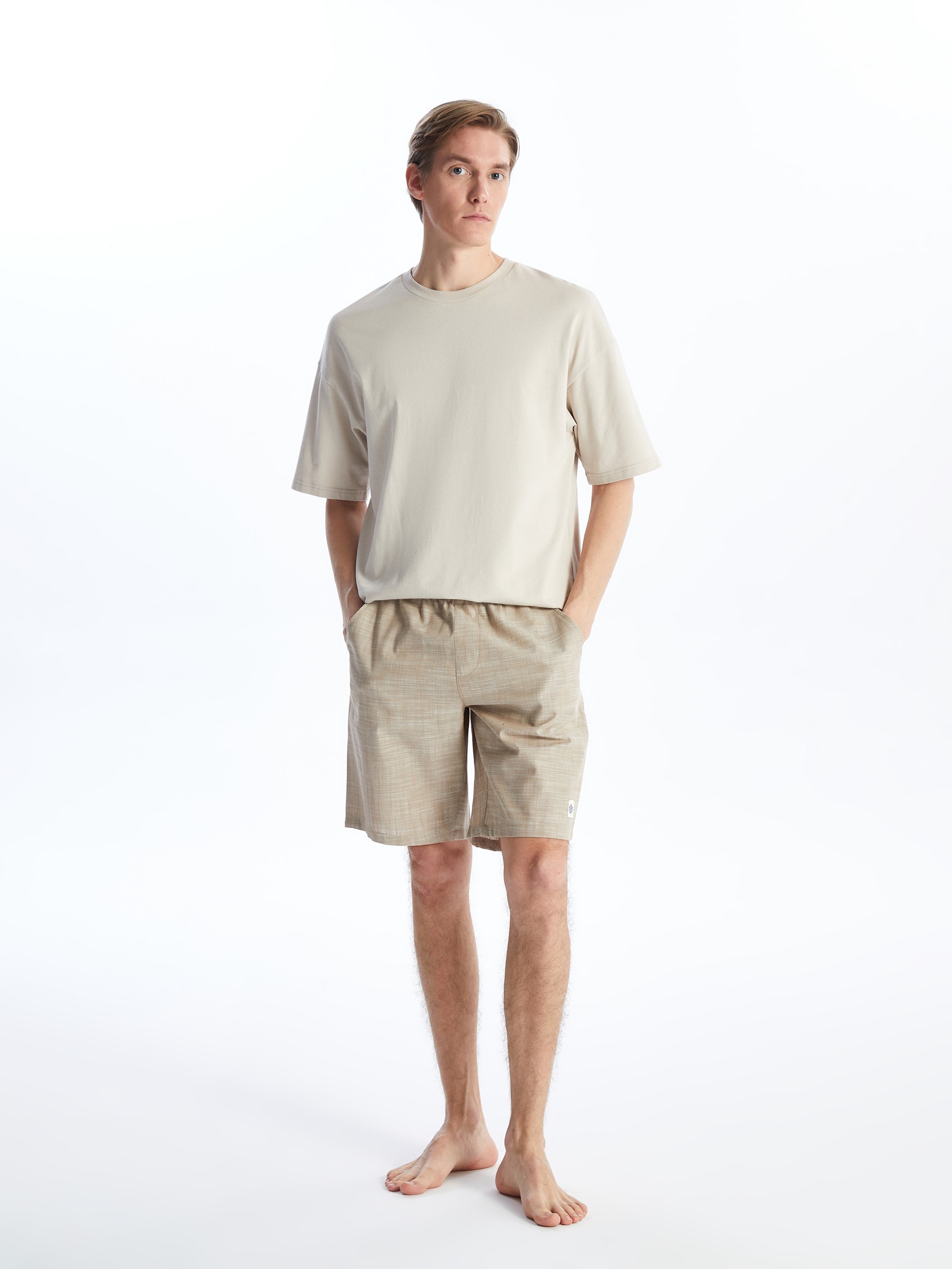 LC Waikiki Muški donji deo pidžame S4CV11Z8-HZZ, Bež