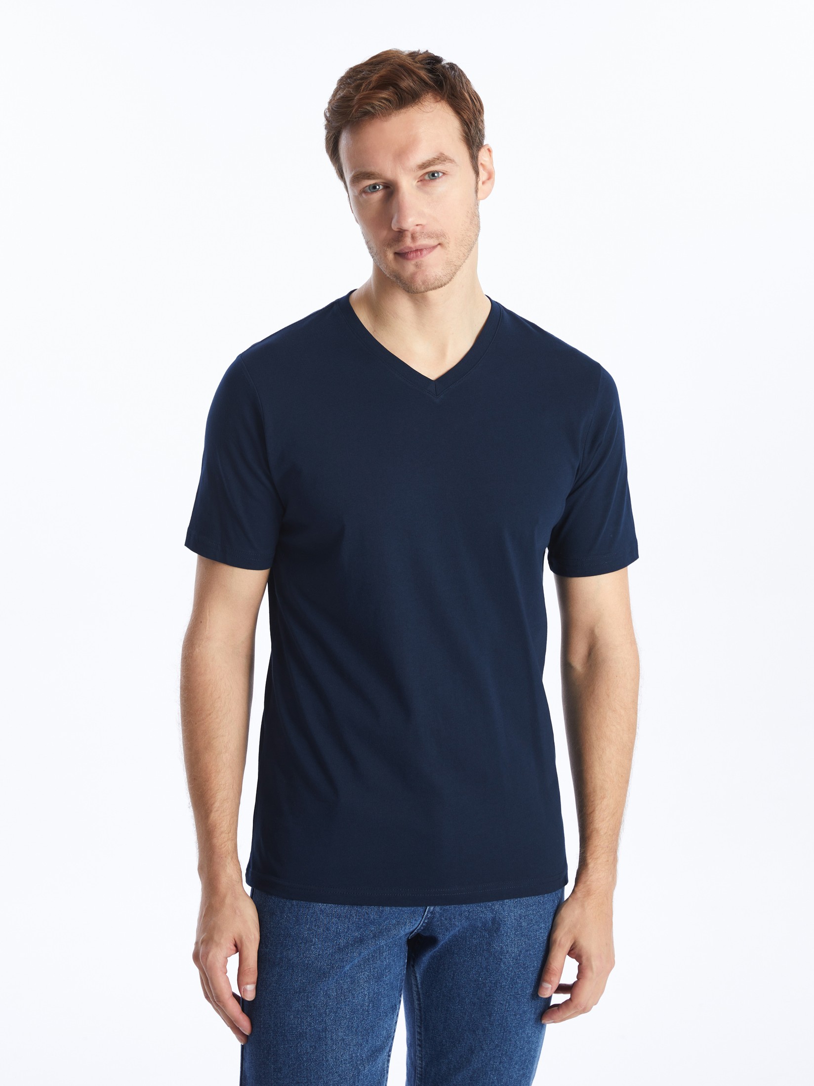 LC Waikiki Muška majica S41099Z8-DWP, Teget