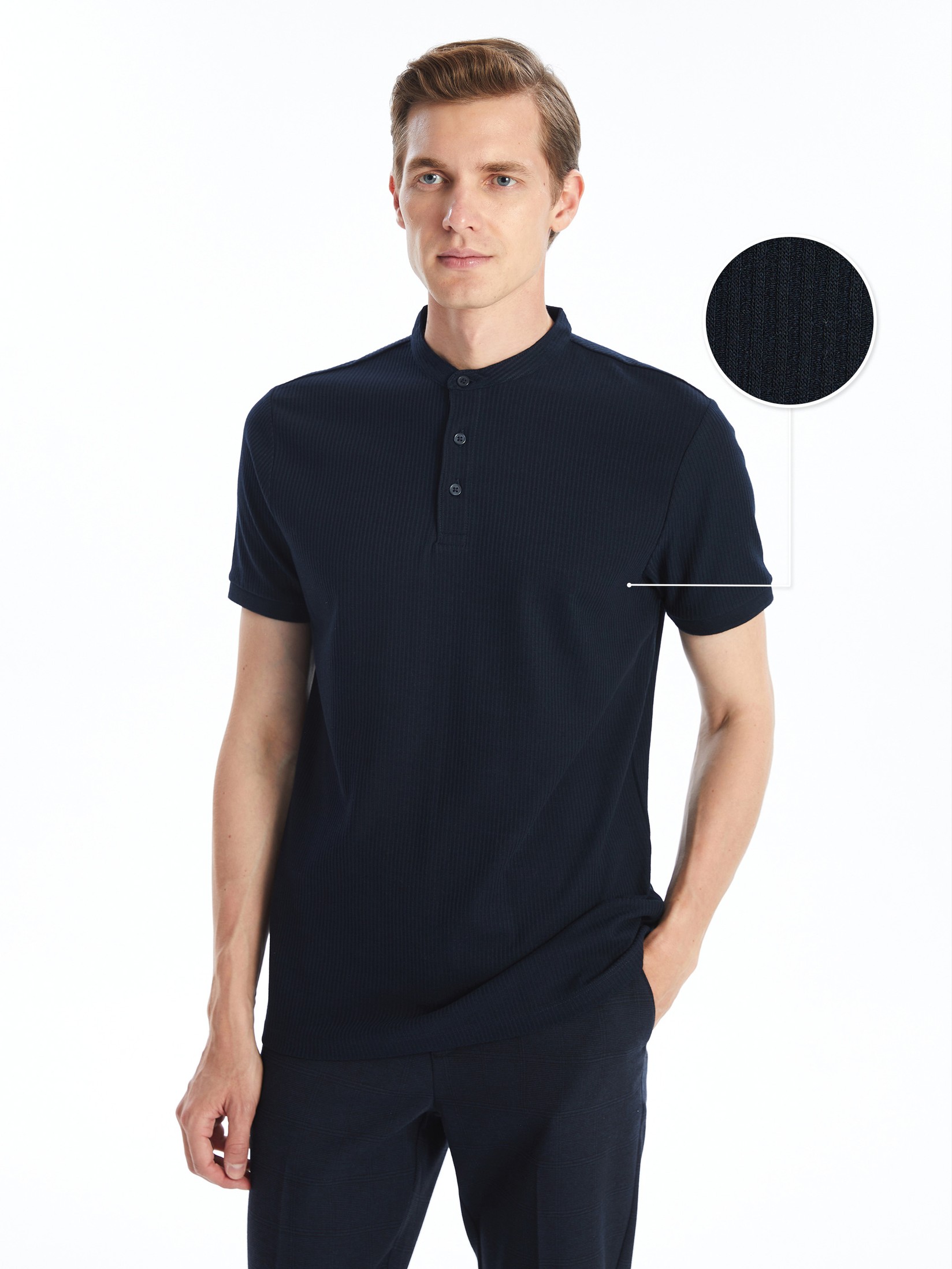 LC Waikiki Muška majica S4FP58Z8-RFH, Teget