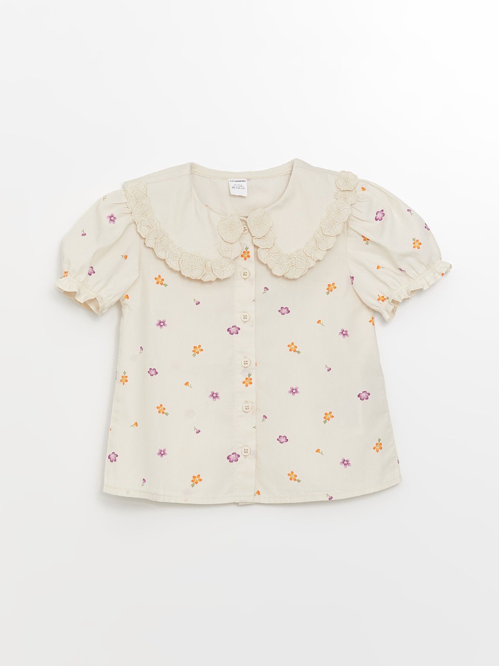 LC Waikiki Košulja za devojčice S4H755Z1-LRB, Svetlobež