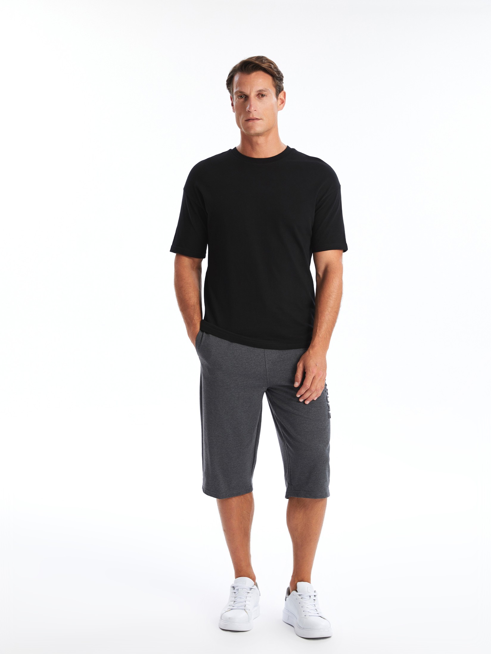 LC Waikiki Muški šorc S4EK11Z8-D5D, Antracit