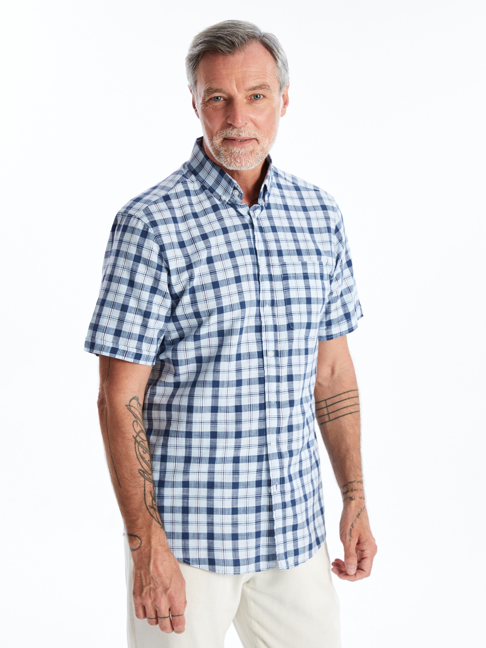 LC Waikiki Muška košulja S4FY36Z8-LLC, Plava