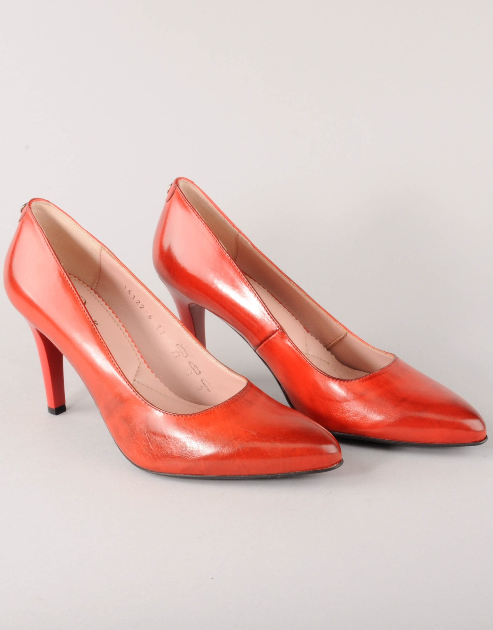 Paar Ženske kožne salonke 15122-6, Crvene