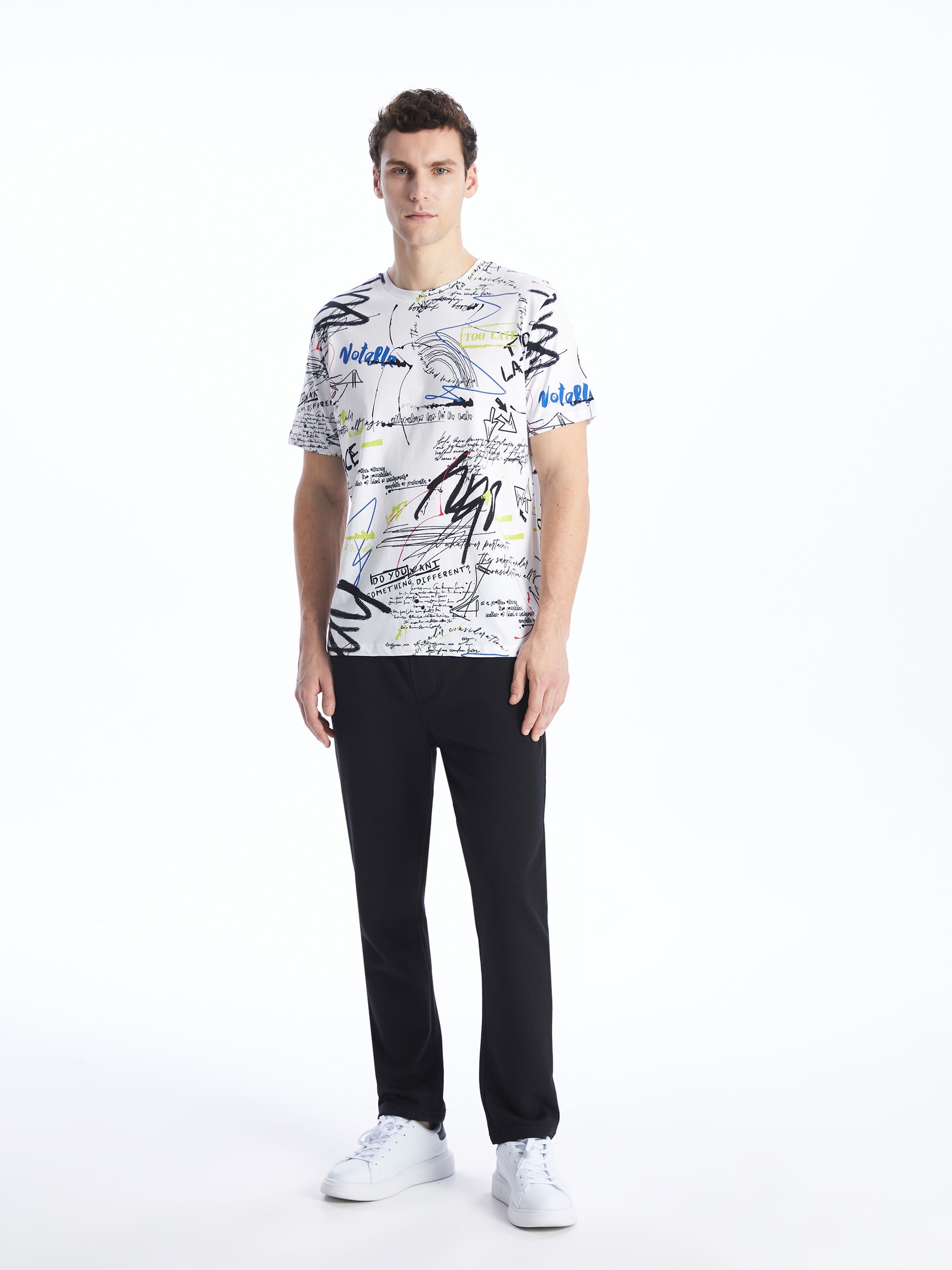 LC Waikiki Muške pantalone S42019Z8-CVL, Crne