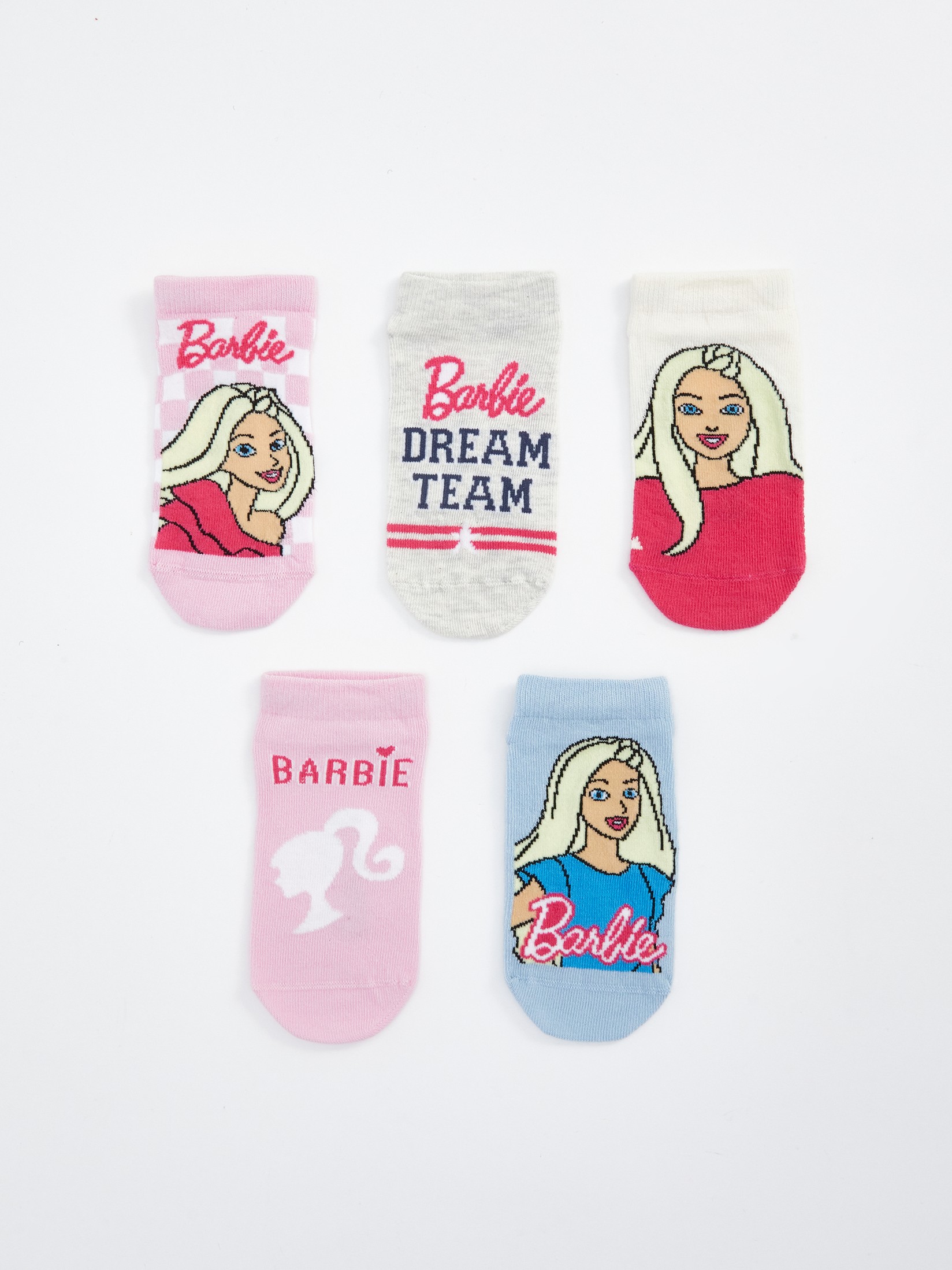 LC Waikiki Čarape za devojčice S4CC67Z4-G8E, 5 komada, Roze